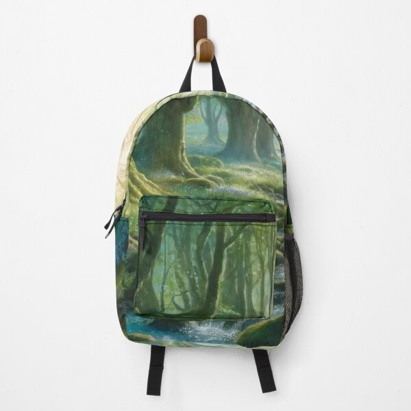 Item preview, Mystical Sunrise in Enchanted Forest Stream designed and sold by ArtComixHaven.