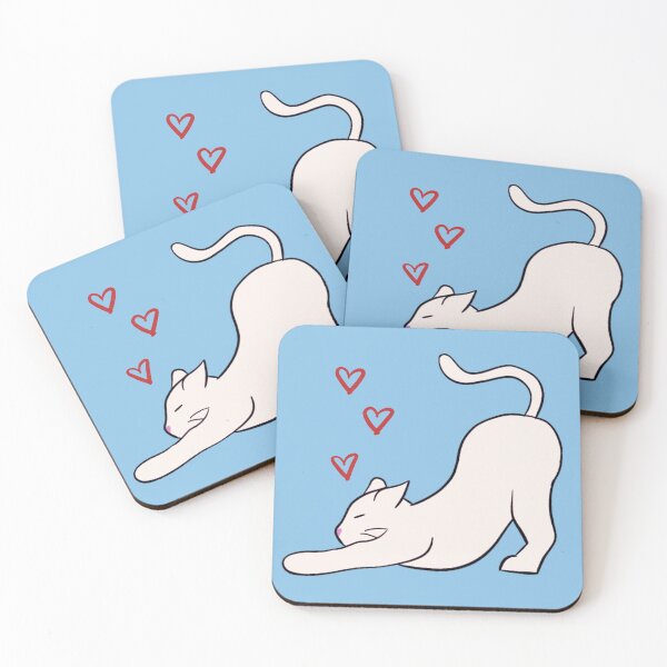 Item preview, Cute white cat  designed and sold by CraftsbyAmy.
