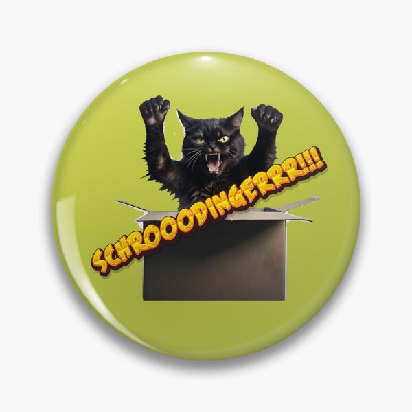 Item preview, Schrodinger cat, "The reports of my death are greatly exaggerated" designed and sold by PrintPlanetGo.