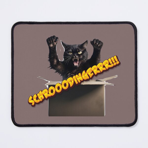 Item preview, Schrodinger cat, "The reports of my death are greatly exaggerated" designed and sold by PrintPlanetGo.