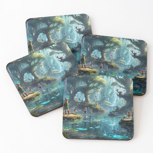 Item preview, A Peaceful Afternoon in the Enchanted Forest Realm - Elves Design designed and sold by Second Draft Visuals.
