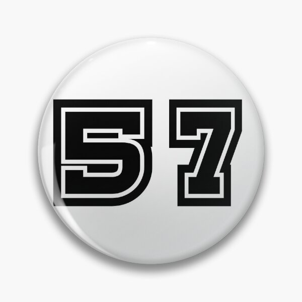 Item preview, 57, fifty-seven, black, sport designed and sold by Numbers-Art.