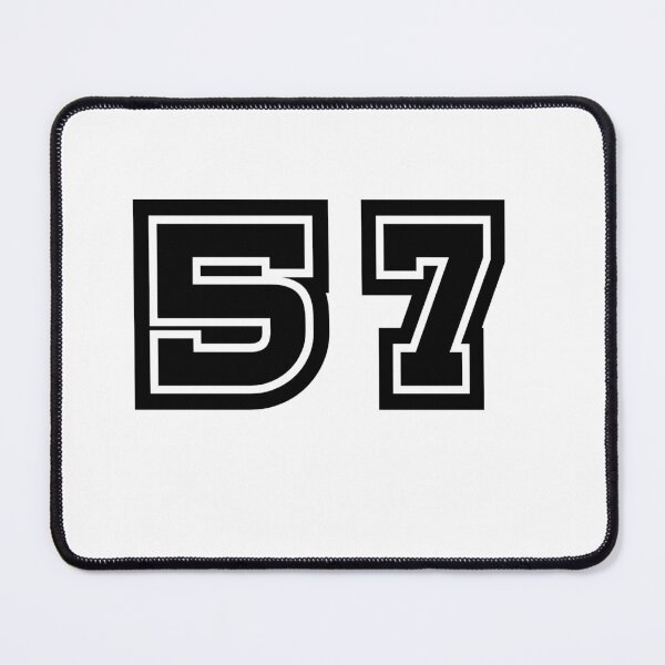 Item preview, 57, fifty-seven, black, sport designed and sold by Numbers-Art.