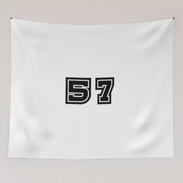 Item preview, 57, fifty-seven, black, sport designed and sold by Numbers-Art.