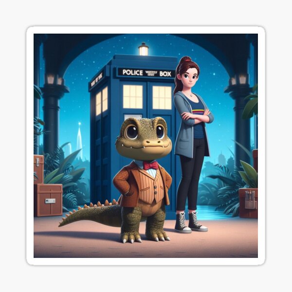 Dr Croaky (Who?) Sticker