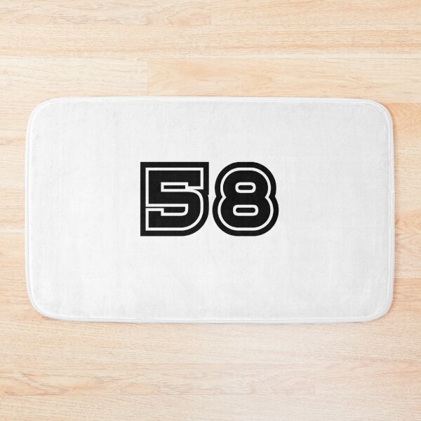 Item preview, 58, fifty-eight, black, sport designed and sold by Numbers-Art.