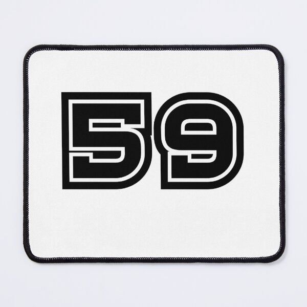Item preview, 59, fifty-nine, black, sport designed and sold by Numbers-Art.