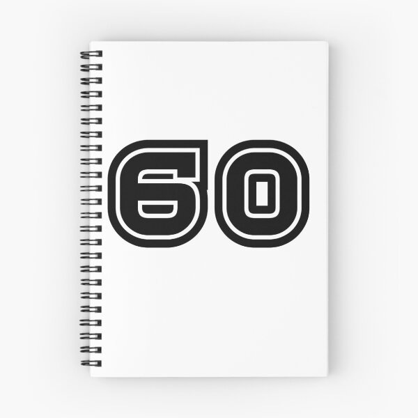 Item preview, 60, sixty, black, sport designed and sold by Numbers-Art.
