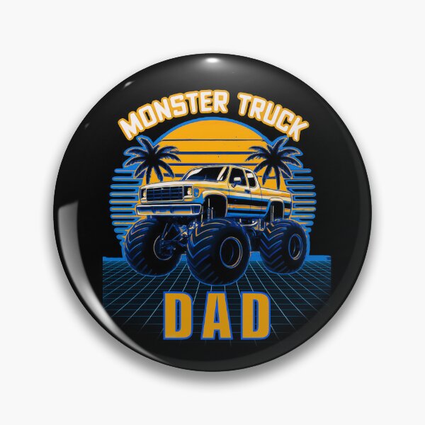 Item preview, Dad Who Loves Monster Trucks designed and sold by mwebba2005.