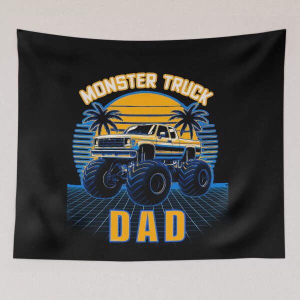 Item preview, Dad Who Loves Monster Trucks designed and sold by mwebba2005.