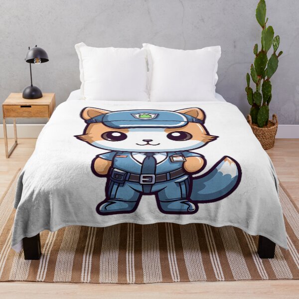 Item preview, Feline Force: Officer Paws, Police Smiling designed and sold by Digitmania1.