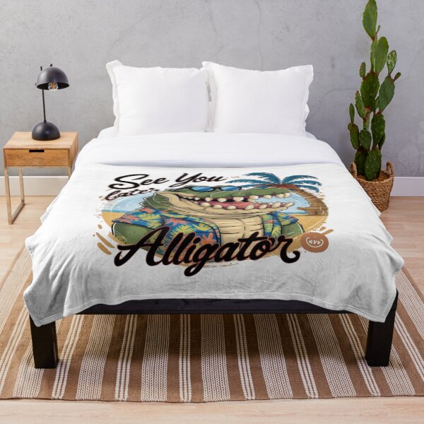 Aperçu de l'œuvre A plus tard, Alligator. IA générée. créée et vendue par JonathanP514.