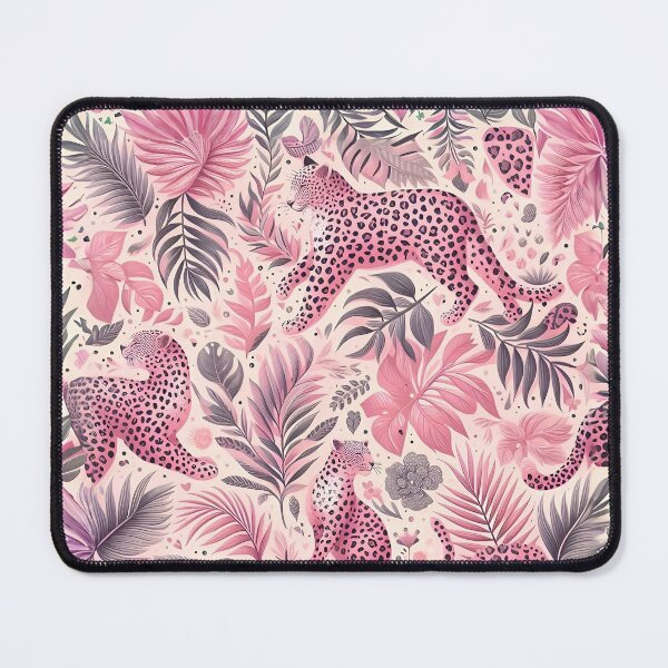 Item preview, Pink leopard floral pattern  designed and sold by Baddiesspace.