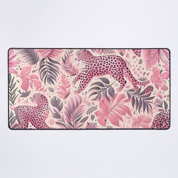 Item preview, Pink leopard floral pattern  designed and sold by Baddiesspace.
