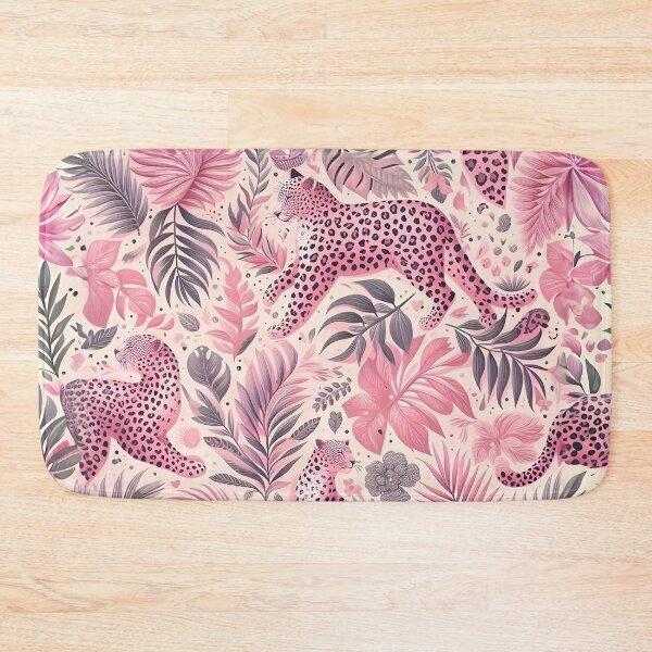 Item preview, Pink leopard floral pattern  designed and sold by Baddiesspace.