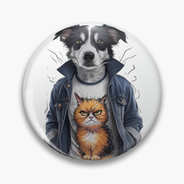Item preview, A dog wearing a cat T-shirt-Dog in Cat Shirt designed and sold by Wing4e.