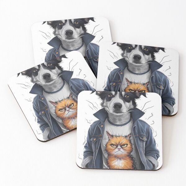Item preview, A dog wearing a cat T-shirt-Dog in Cat Shirt designed and sold by Wing4e.