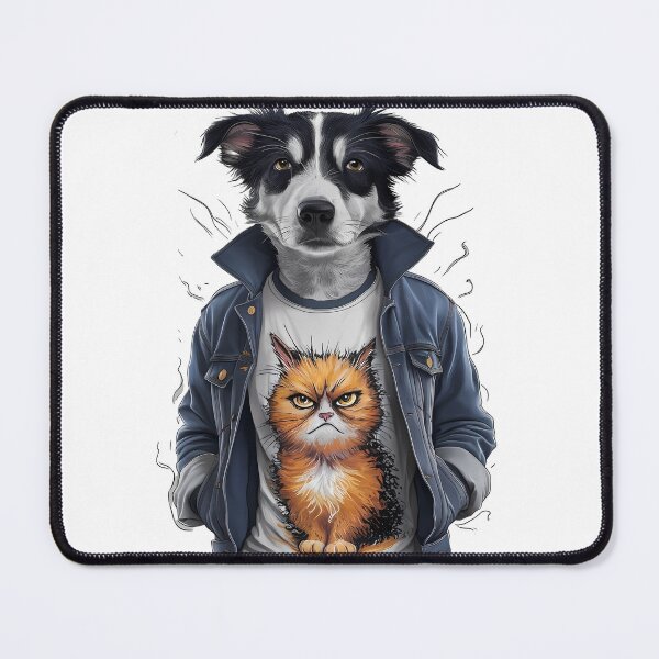 Item preview, A dog wearing a cat T-shirt-Dog in Cat Shirt designed and sold by Wing4e.