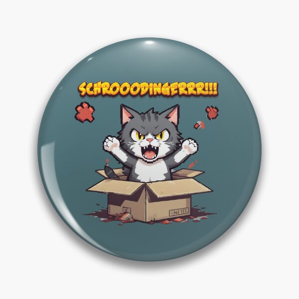 Item preview, schrodinger's cat. yes! it's alive, hungry and looking for revenge!! designed and sold by PrintPlanetGo.
