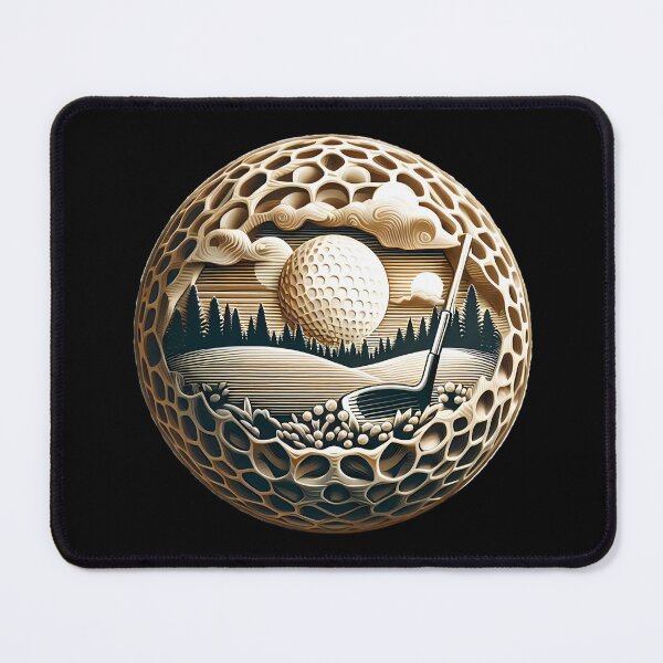 Item preview, Surreal Goft Ball Scene Golfers Dream Golfing Course designed and sold by SportsT-Shirts.