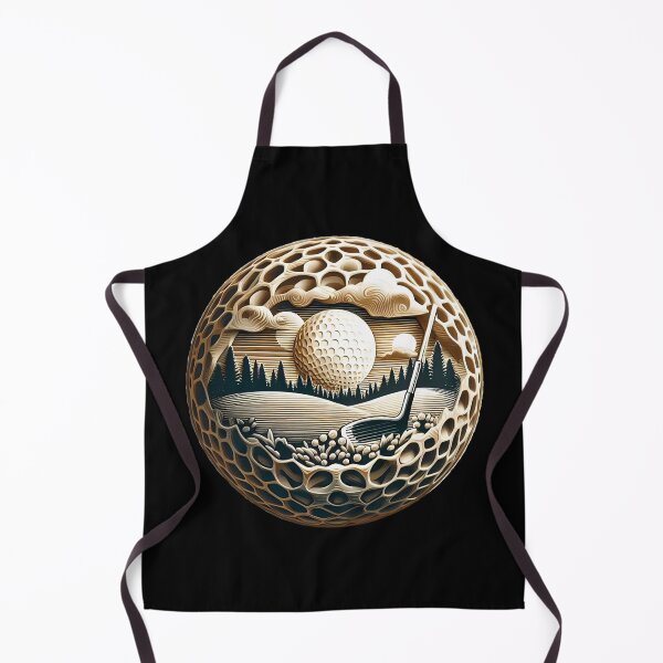 Item preview, Surreal Goft Ball Scene Golfers Dream Golfing Course designed and sold by SportsT-Shirts.