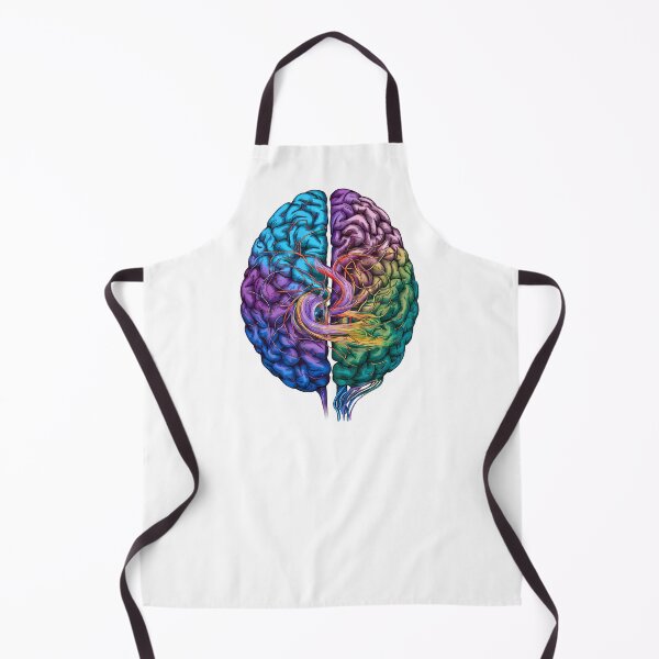 Item preview,  Vibrant Illustration Brain Art - Colorful Neural Pathways Illustration - Digital Brain Art designed and sold by WatermelonPink.