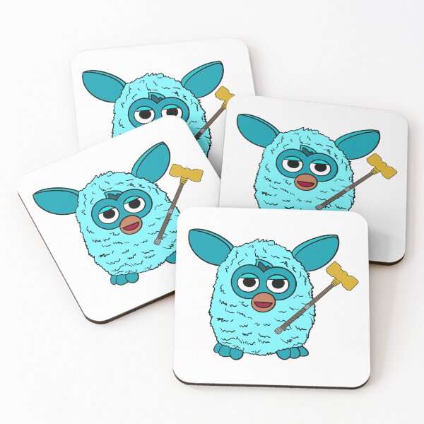 Item preview, Light Blue Hephaestus Furby designed and sold by Animals-by-JB.