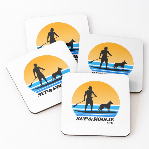 Item preview, SUP and Koolie Life Standup Paddleboarding Dog Dad designed and sold by Guarddogdrive.