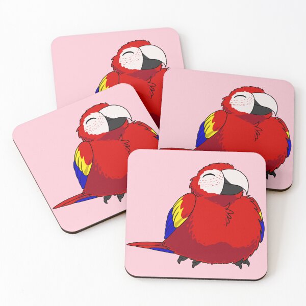 Item preview, Borb de guacamaya roja designed and sold by KristKC.