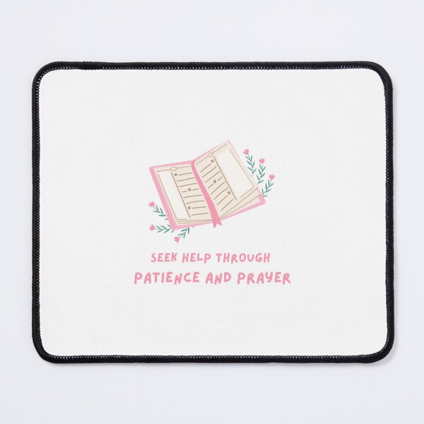 Item preview, Seek help through patience and prayer designed and sold by ModestMuslimah.