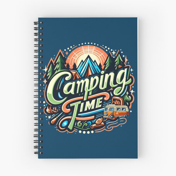 Item preview, Camping Time, typography designed and sold by maxmaj.