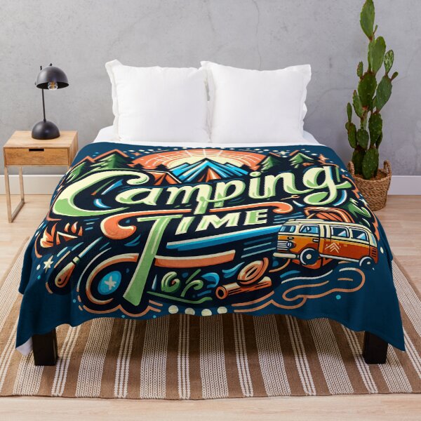 Item preview, Camping Time, typography designed and sold by maxmaj.