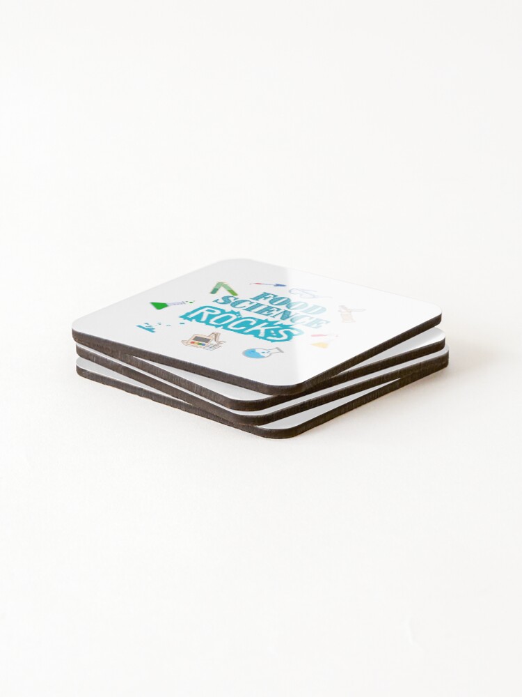 Thumbnail 4 of 5, Coasters (Set of 4), Food Science Rocks designed and sold by DesignsbySimons.