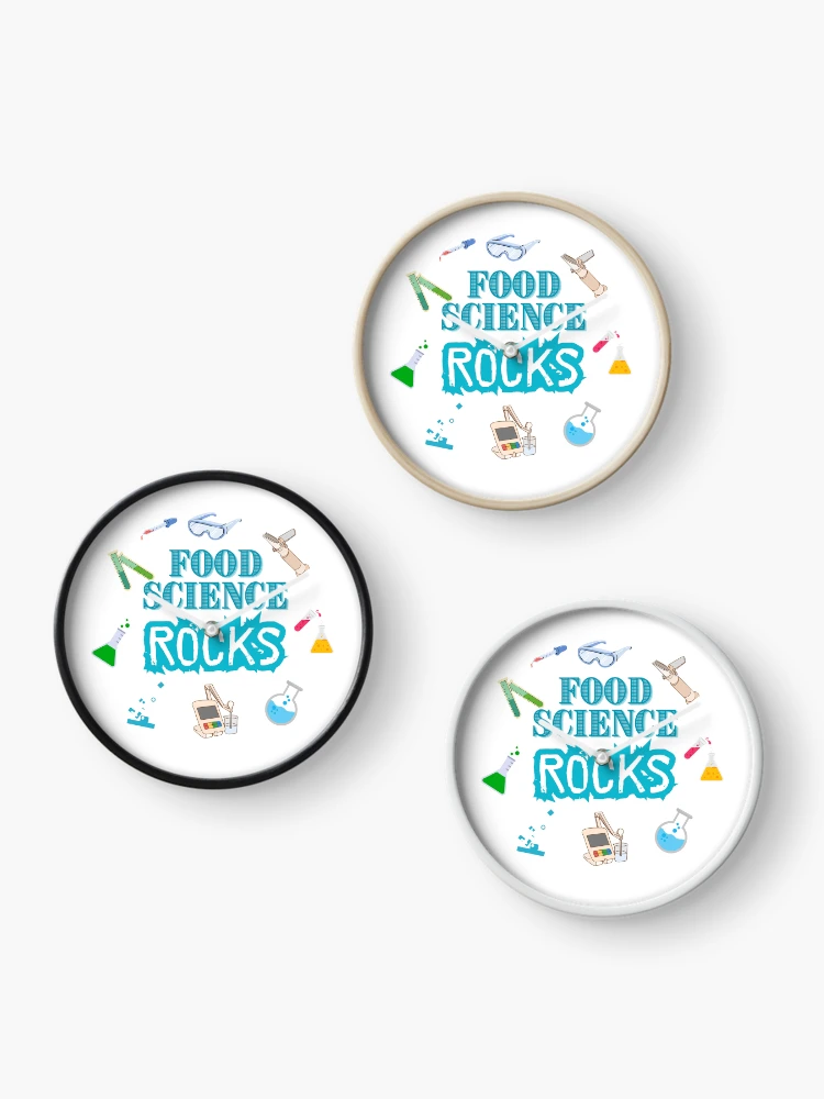 Thumbnail 3 of 4, Clock, Food Science Rocks designed and sold by DesignsbySimons.