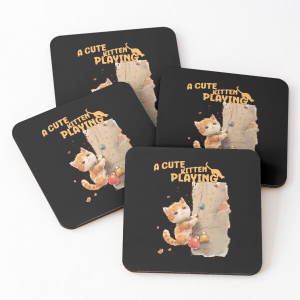 Item preview, Playful Kittens: Joy in Pixel Art designed and sold by Artedig.