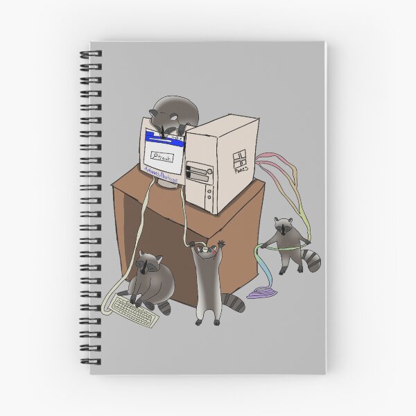 Item preview, Four Raccoons With Internet Access designed and sold by AutumnsAbstruse.