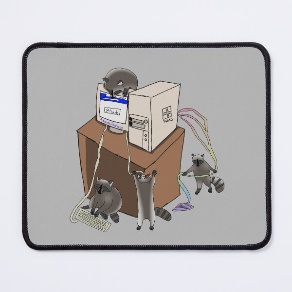 Item preview, Four Raccoons With Internet Access designed and sold by AutumnsAbstruse.