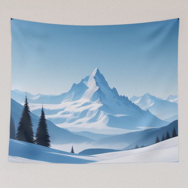 Item preview, Fantasy Art of Snowy Mountains, Part 2 designed and sold by fungus50.