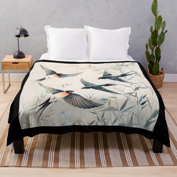 Item preview, Chinese Bamboo Whispers: Birds in Flight designed and sold by Psycheek.