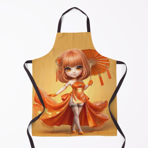 Item preview, Hina, the Orange Guardian of the Chibi Order of Silk designed and sold by CHIBI_POPZ.