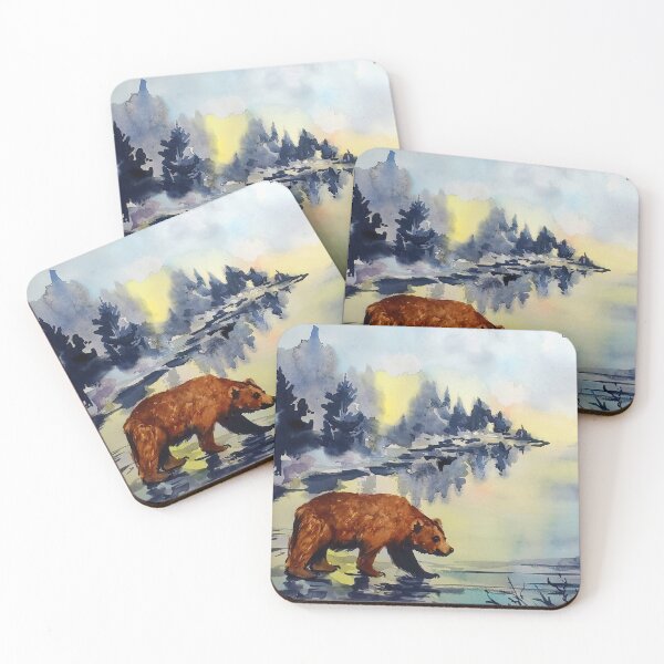 Item preview, Big Bear Lake Watercolor designed and sold by signaturelaurel.