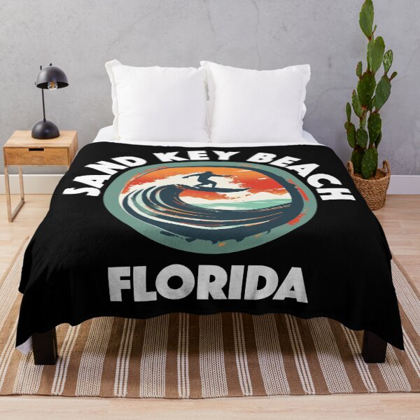 Item preview, Sand Key Beach - Florida (with White Lettering) designed and sold by VelvetRoom.