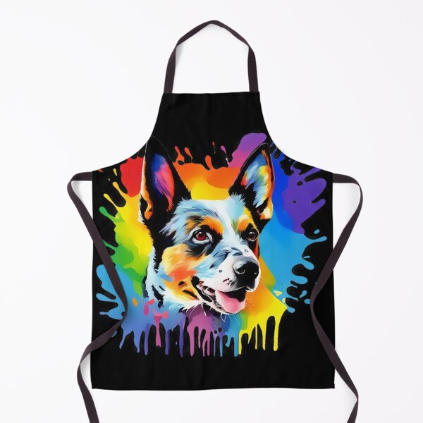 Item preview, Vibrant Australian Cattle Dog Portrait Design For Dog Lovers designed and sold by kakarikihill.
