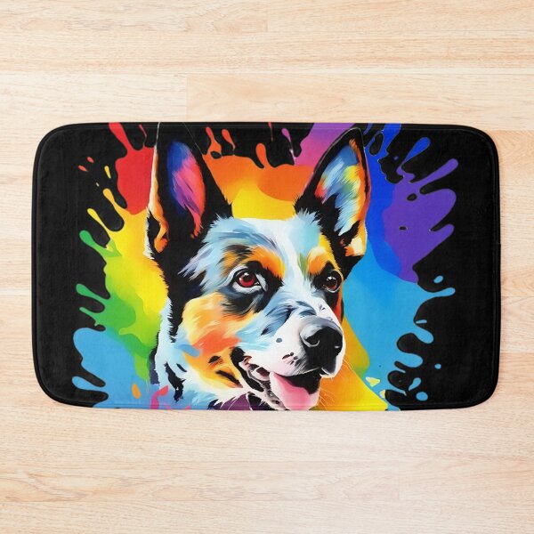 Item preview, Vibrant Australian Cattle Dog Portrait Design For Dog Lovers designed and sold by kakarikihill.