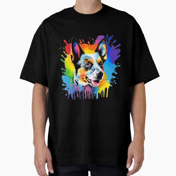 Item preview, Vibrant Australian Cattle Dog Portrait Design For Dog Lovers designed and sold by kakarikihill.