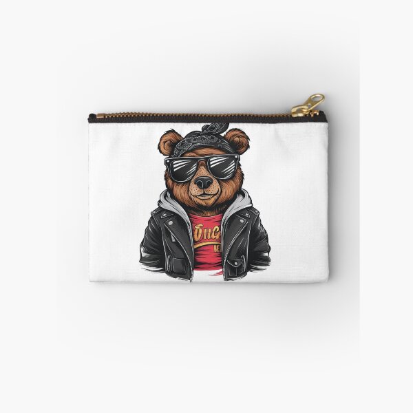 Item preview, swag bear wearing sunglasses a bandana, and a leather jacket design designed and sold by Loviness.