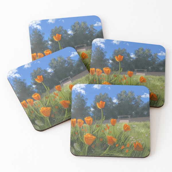 Item preview, poppies on a hill designed and sold by Hope Hemsley.