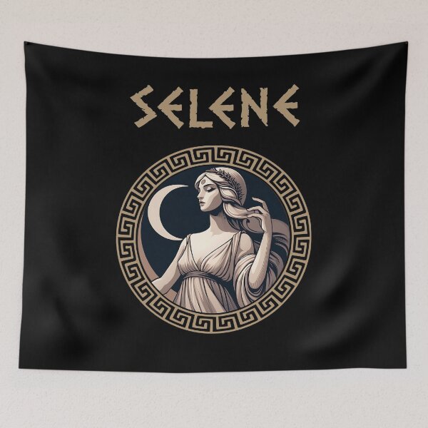 Item preview, Selene Greek Goddess of the Moon Greek Mythology designed and sold by Agema Apparel.