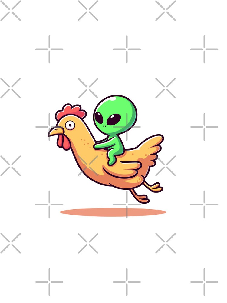 Thumbnail 4 of 4, iPhone Case, Alien Ride Chicken designed and sold by Designowner.
