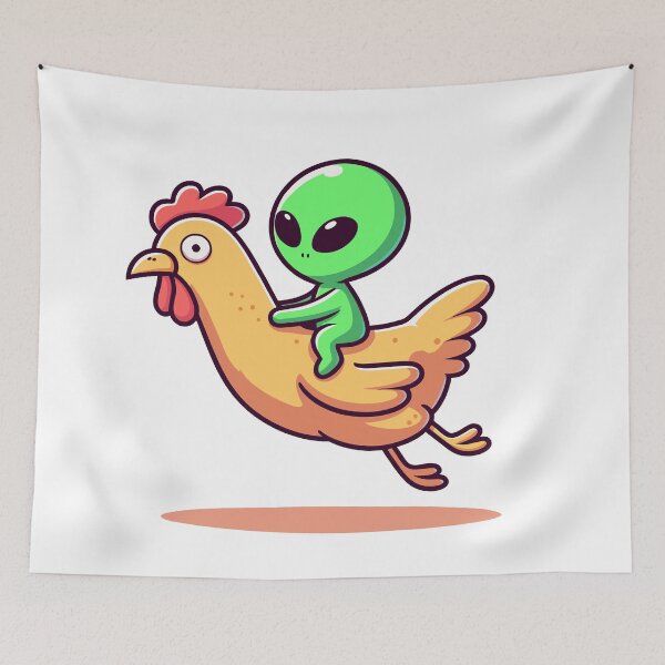 Item preview, Alien Ride Chicken  designed and sold by Designowner.